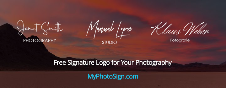 My Photo Sign - Free Photo Signatures
